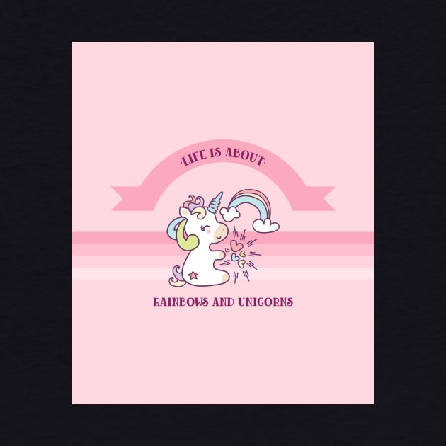 Like Is About Rainbows And Unicorns by mystore.bubbleunicorns@gmail.com